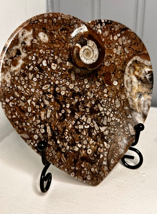 Ammonite Heart Bowl