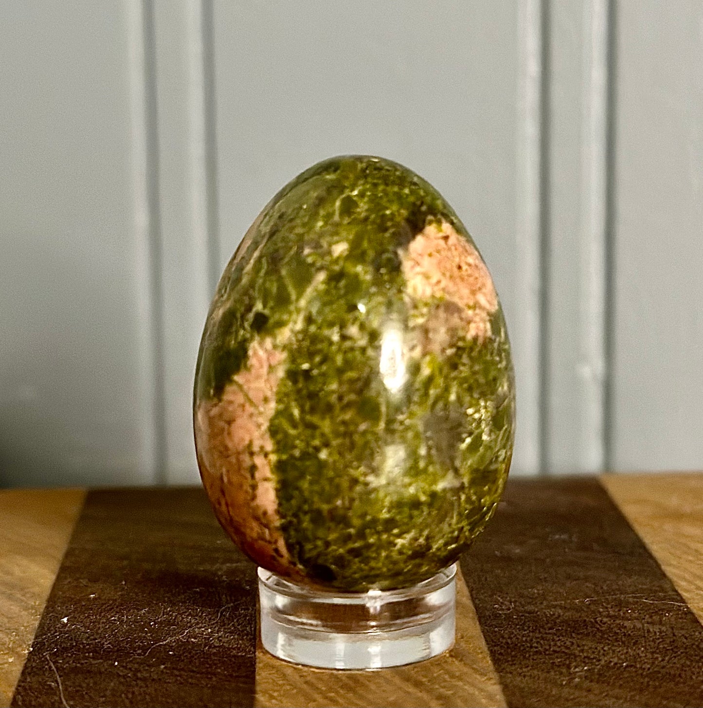 Unakite Egg Carving