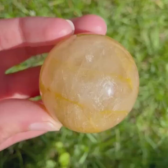 Golden Healer Sphere flashy crystal ball